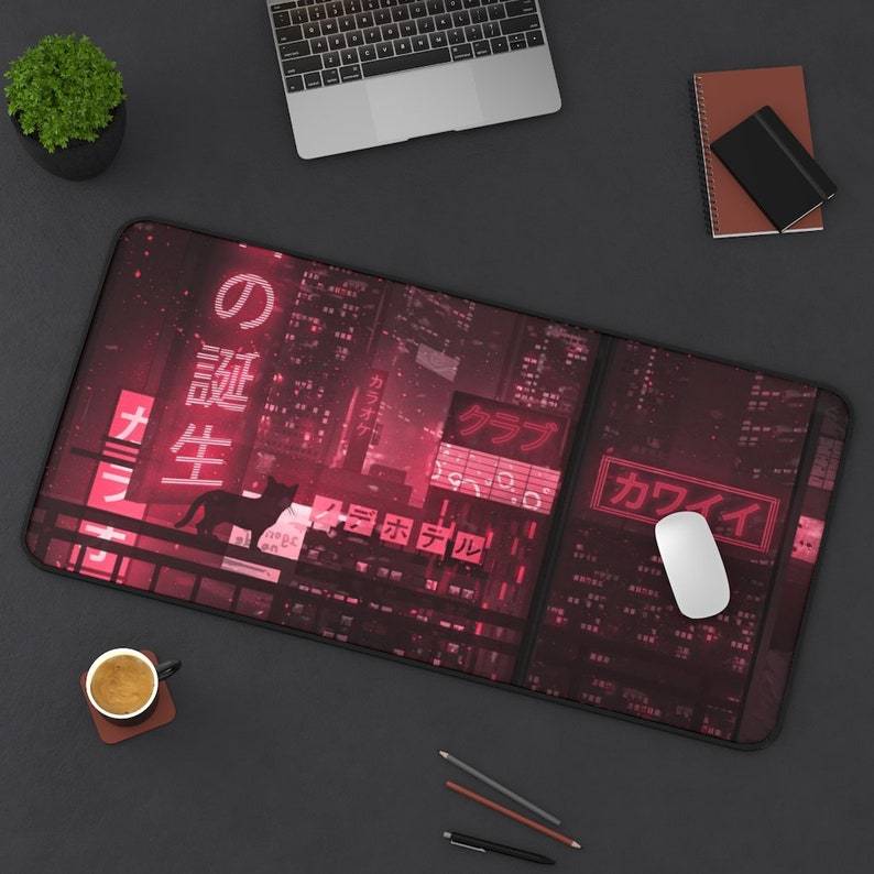 Tokyo Gaming Neon Mouse Pad